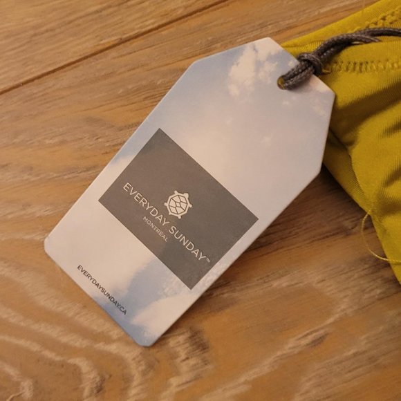 120. Everyday Sunday one piece single strap swimsuit. Golden Palm. Size XS. NWT - Picture 3 of 4